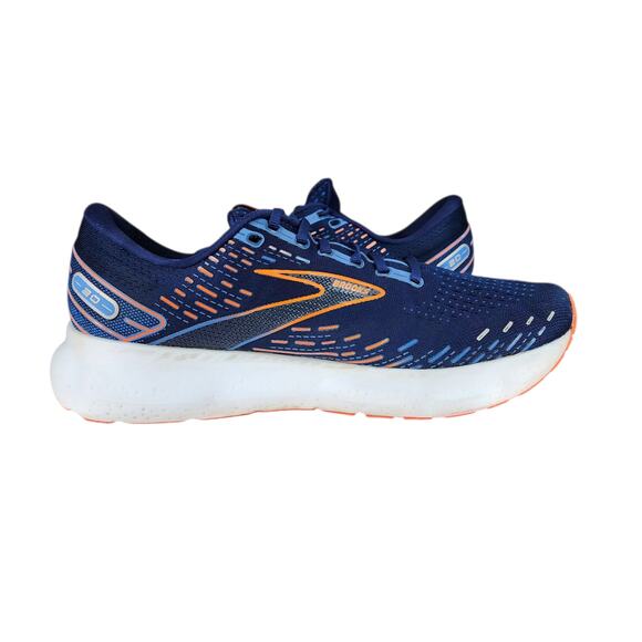 Brooks Glycerin 20 Running Shoe sz 13 Men Blue Orange Low Top Lace Up NO INSOLES - Picture 7 of 12